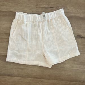 Madewell Lightspun Easy Pull-Shorts